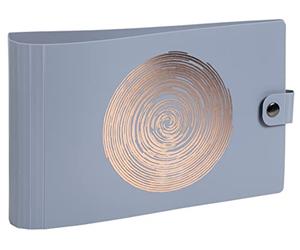 Exacompta - Réf. 52990E - 1 classeur semi-rigide PP Ellipse - 2 anneaux ronds diam.30 mm - Dimensions extérieures : 16 x 26,5 cm - Pour classer des fiches bristols - 3 couleurs aléatoires