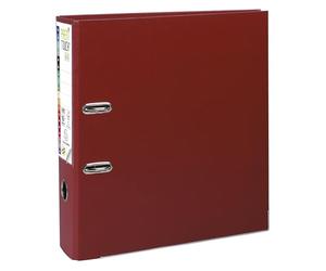 Exacompta - Réf. 53304E - Carton de 10 classeurs à levier A4 MAXI Prem'Touch - Dos 80 mm - Mécanique 80 mm - Dimensions extérieures : 32 x 30 x 8 cm - Format à classer A4 Maxi -- Coloris : Bordeaux
