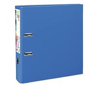 Classeur à levier plastifié Exacompta Prem Touch A4+ dos 8 cm bleu