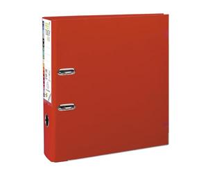 Exacompta - Réf. 53345E - Carton de 10 classeurs à levier A4 MAXI Prem'Touch - Dos 80 mm - Mécanique 80 mm - Dimensions extérieures : 32 x 30 x 8 cm - Format à classer A4 Maxi - Coloris : Rouge