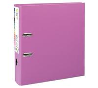 Exacompta - Réf. 53355E - Carton de 10 classeurs à levier A4 MAXI Prem'Touch - Dos 80 mm - Mécanique 80 mm - Dimensions extérieures : 32 x 30 x 8 cm - Format à classer A4 Maxi - Coloris : Rose