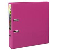 Exacompta - Réf. 53359E - 1 classeur à levier A4 MAXI Prem'Touch - Dos de 80 mm - Mécanique 80 mm - Dimensions extérieures : 32 x 30 x 8 cm - Format à classer A4 Maxi - Coloris : Framboise