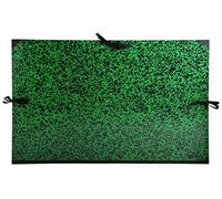 Exacompta - Réf. 533600E - 2 cartons à dessin Annonay - avec rubans tissu - dos et coins toilés - dimensions 80 x 120 cm - format à classer Grand Aigle (750 x 1100 mm) - couleur vert