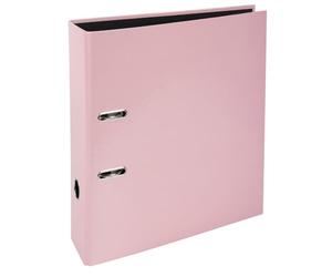 Exacompta - Réf. 53566E -Carton de 10 classeurs à levier A4 Prem'Touch AQUAREL - Dos de 80 mm - Mécanique 80 mm - Dimensions extérieures : 32 x 28,5 x 8 cm - Format à classer A4 - Rose