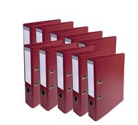 Exacompta - Réf. 53704E - Carton de 10 Classeurs à levier A4 Prem'Touch - Dos de 70 mm - Mécanique 75 mm - Dimensions extérieures : 32 x 29 x 7 cm - Format à classer A4 - Coloris : Bordeaux