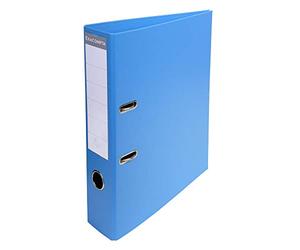 Exacompta - Réf. 53742E - Carton de 10 Classeurs à levier A4 Prem'Touch - Dos de 70 mm - Mécanique 75 mm - Dimensions extérieures : 32 x 29 x 7 cm - Format à classer A4 - Coloris : Bleu