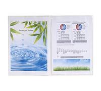 Exacompta - Réf. 5381E - Sachet de 10 étuis protection double 4 faces pour protéger les documents au format A4 (29,7 x 21 cm) - En PVC lisse 20/100ème - Usage intensif - Couleur cristal