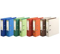 Exacompta Classeur à levier Forever – carton recyclé, dos 8 cm – bicolore, couleurs assorties