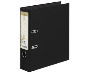 Exacompta - Réf. 53981E - Carton de 10 classeurs à levier A4 Prem'Touch FOREVER - Dos de 80 mm - Mécanique 80 mm - Dimensions extérieures : 32 x 29 x 8 cm - Format à classer A4 - Noir