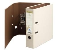 Exacompta 10x Classeur à levier rembordé papier Dos 80mm A4 Ivoire 53986SE