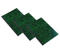 Exacompta - Réf. 542000E - 1 carton à dessin Annonay - avec élastiques - dos toilé - garde blanche - dimensions 32 x 45 cm - format à classer A3 (297 x 420 mm) - couleur vert (Lot de 3)