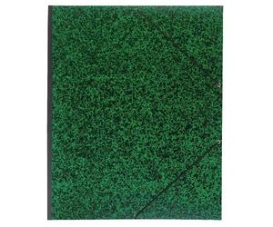 Exacompta - Réf. 542200E - 10 cartons à dessin Annonay - avec élastiques - dos toilé - garde blanche - dimensions 37 x 52 cm - format à classer B3 1/2 Raisin (353 x 500 mm) - couleur vert