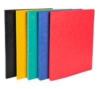 Exacompta - Réf. 54250E - Carton de 20 classeurs carte lustrée - 2 anneaux ronds diamètre 15 mm - Dos 20 mm - Dimensions extérieures : 32 x 25 cm - Format à classer A4 - Assortis