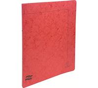 Exacompta Classeur A4 2 anneaux 15 mm Carte lustrée Rouge