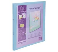 Exacompta - Réf. 54279E - 1 classeur souple - en polypropylène - Kreacover pastel - 2 anneaux ronds diam 15mm - dimensions 320x250 mm - pour format A4 - couleur aléatoire