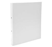 Exacompta - réf. 54378E - Carton de 20 classeurs rigides rembordés PP - 2 anneaux ronds diamètre 30 mm - Dos 40 mm - Dimensions extérieures : 32 x 26 cm - Format à classer A4 - Coloris : blanc
