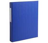 Exacompta - réf. 54382E -1 classeur rembordés PP - 2 anneaux ronds diamètre 25 mm - Dos 40 mm - Dimensions extérieures : 32 x 25,5 cm - Format à classer A4 - Coloris : bleu