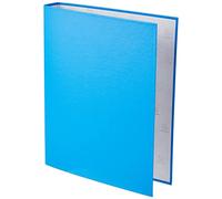 Exacompta - réf. 54471E - 1 Classeur rigide rembordé PP - 2 anneaux ronds diamètre 30 mm - Dos 40 mm - Dimensions extérieures : 32 x 26 cm - Format à classer A4 - Coloris : bleu clair