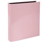 Exacompta - réf. 54566E - 1 Classeur rigide Aquarel - 2 anneaux en D - Diamètre 25 mm - Dos de 4 cm - Dimensions extérieures : 31,5 x 27 cm - Format à classer A4 - Coloris : rose