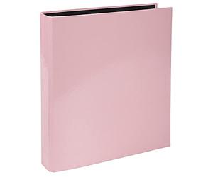 Exacompta - réf. 54566E - 1 Classeur rigide Aquarel - 2 anneaux en D - Diamètre 25 mm - Dos de 4 cm - Dimensions extérieures : 31,5 x 27 cm - Format à classer A4 - Coloris : rose