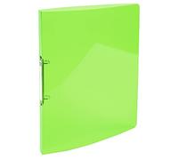 Exacompta - Réf. 54673E - Paquet de 5 classeurs souples PP Iderama - 2 anneaux ronds diamètre 15 mm - Dos 20 mm - Dimensions extérieures : 32 x 25 cm - Format à classer A4 - Coloris vert anis