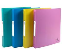 Exacompta - Réf. 54790E - Carton de 12 classeurs Forever Young - 2 anneaux ronds diamètre 30mm - Dos 40mm - Dimensions extérieures : 32 x 26,8 cm - Format à classer A4 Maxi - Assortis