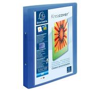 Exacompta - Réf. 54869E - Carton de 12 classeurs personnalisable 1 poche - 2 anneaux ronds diamètre 30 mm - Dimensions extérieures : 32 x 26,8 cm - Format à classer A4 Maxi - Assortis