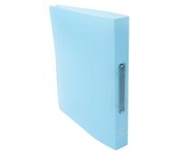 Exacompta - Réf. 54972E - Paquet de 5 classeurs semi-rigide PP Chromaline - 2 anneaux ronds diamètre 30 mm - Dos 40 mm - Dimensions extérieures : 32 x 25 cm - Format à classer A4 - Coloris bleu