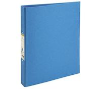 Exacompta Classeur rembordé papier Forever – A4 – 2 anneaux 30 mm – Bleu clair