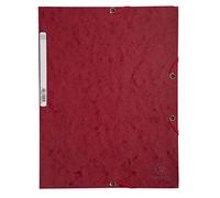 Chemise Exacompta - Chemise à élastiques 3 rabats + Etiquette 24x32cm Cerise Cerise G