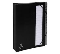 Exacompta 6x Trieur rigide numerique 32 compartiments 1 à 32 Noir 56032E