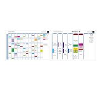Exacompta - Réf. 56150E - 1 tableau blanc magnétique planning annuel - textes en français - effaçable à sec - livré avec tous les accessoires nécessaires - format 90 x 59 cm - couleur blanc & Réf. 58150E - 1 tableau blanc magnétique planning hebdomadaire - textes en français - effaçable à sec - livré avec tous les accessoires nécessaires - format 90 x 59 cm - couleur blanc