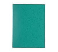Exacompta - Réf. 56415E - Carton de 25 chemises simples sans élastique avec 3 rabats en carte lustrée 390 g/m² - chemises certifiées FSC - dimensions 24 x 32cm pour documents format A4 - couleur vert