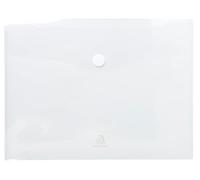 Exacompta - Réf. 56421E - Carton de 50 pochettes-enveloppes fermeture scratch et rabat - En PP souple - Dimensions d'une pochette : 24 x 31,5 cm - Format à classer A4 - Coloris incolore
