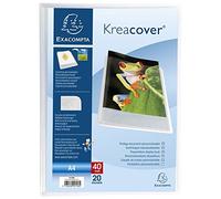 Protège-documents en polypropylène semi rigide Kreacover® Chromaline 40 vues - A4 - Incolore