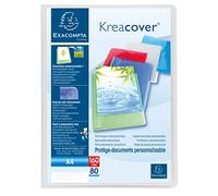 Exacompta Protège-documents Kreacover Chromaline - 160 vues - A4 - Incolore