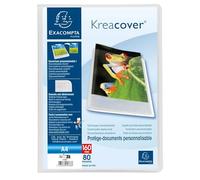 Exacompta Protège-documents Kreacover Chromaline 160 vues A4 – Pack de 8 incolore 5788E