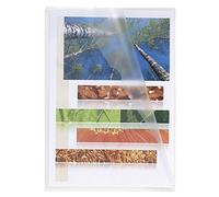 Exacompta - Réf. 58600E - Carton de 1000 pochettes coins - PP lisse - Encoche anti-déchirement - Dimensions : 15,6 x 22 cm - Format à classer A5 - Coloris cristal