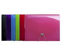 Exacompta 6x Trieur valisette 13 compartiments en PP PP 24x32cm assort. 58770E