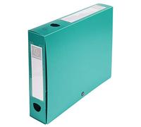 EXACOMPTA Boite de classement à pression Dos 60mm polypropylène 7/10e Opaque - A4 - Vert