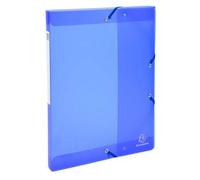 Exacompta - Réf. 59872E - 1 Boîte de Classement polypropylène Chromaline dos de 2,5 cm Bleu