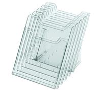 Exacompta Distributeur de prospectus 5 compartiments A4 cristal