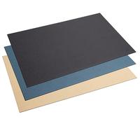 Exacompta - Réf. 60600D - Lot de 8 Sous-main en carton rigide OfficeByMe - compatible avec des souris optiques et laser - Format Wide grande longueur et courte profondeur - 57,5 x 37,5cm - assortis