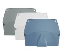 Set de 3 compartiments trieurs muraux horizontaux Autentik - Couleurs assorties