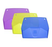 Exacompta Set de 3 trieurs muraux horizontaux 1 compartiment assort 611808SETD