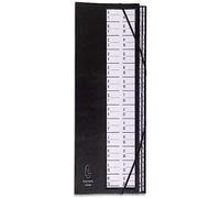Trieur rigide Exacompta Ordonator alphabétique 26 divisions noir