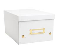 Boîte de rangement en carton Neo Deco A5+ - Blanc