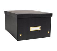 Boîte en Carton Taille moyenne Neo Deco A4+ - Noir