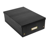 Grande Boîte de rangement en Carton A3+ Neo Deco - Noir