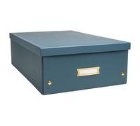 Grande Boîte de rangement en Carton A3+ Neo Deco - Bleu